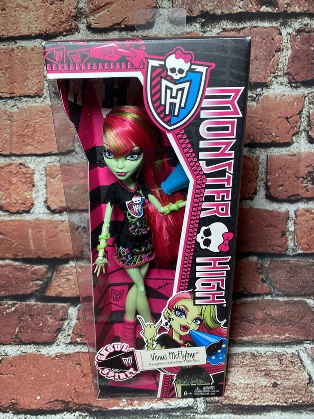 Monster High Ghoul Spirit VENUS MCFLYTRAP Doll Daughter of the Plant Monster New