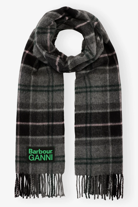 Écharpe GANNI x Barbour Tartan | GANNI FR