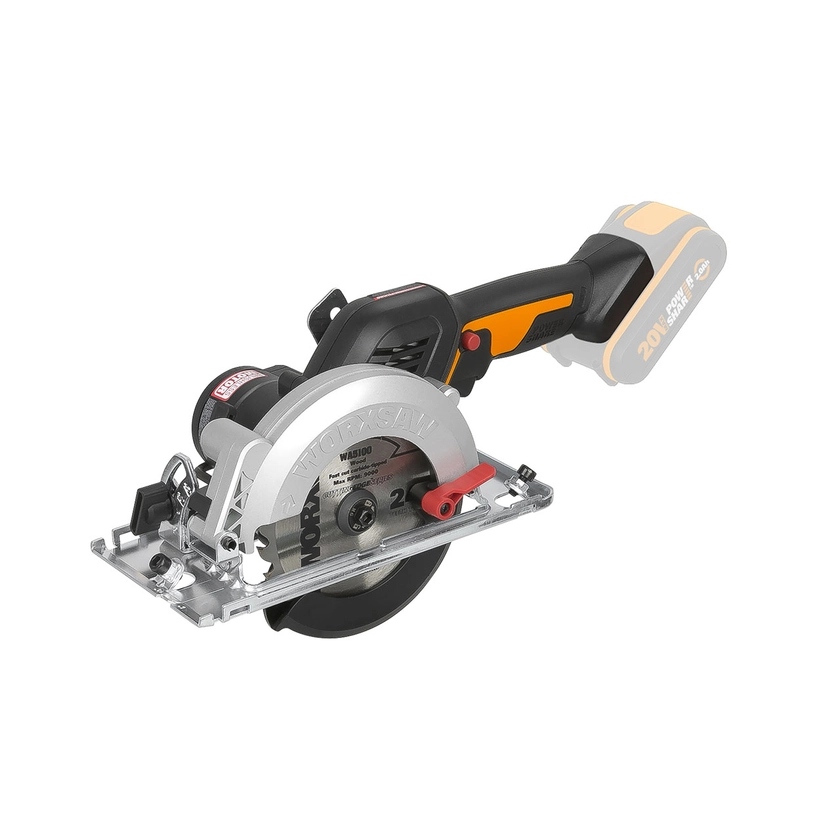 WORX 20V Brushless 120mm WORXSAW Compact Circular Saw Skin - NEW (Tool Only - Battery / Charger sold separately) - WORX Australia