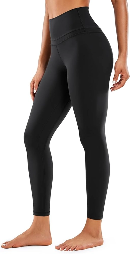 CRZ YOGA Womens Naked Feeling Workout 7/8 Yoga Leggings - 25 Inches High Waist Tight Pants