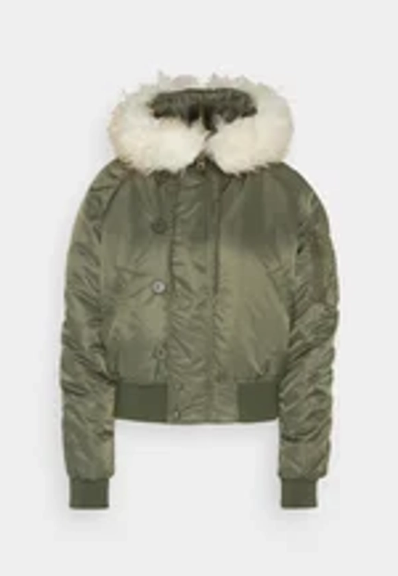 CROPPED PARKER - Winterjacke - khaki