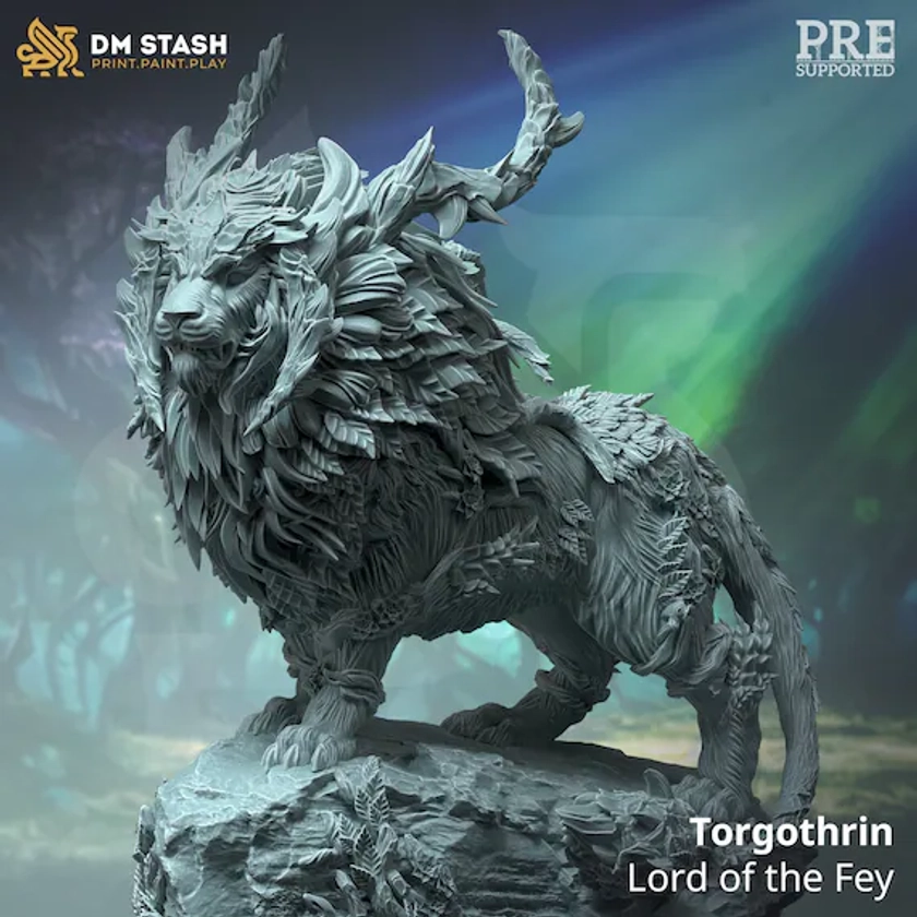 Torgothrin Lord of the Fey - 8-12K printed - DM Stash