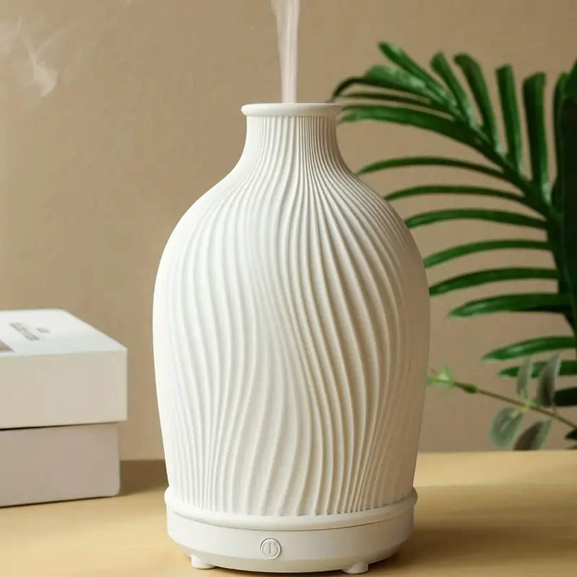 Ultrasonic Aromatherapy Humidifier White Resin - Temu Australia