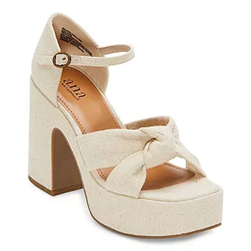 a.n.a Womens Holland Heeled Sandals - JCPenney