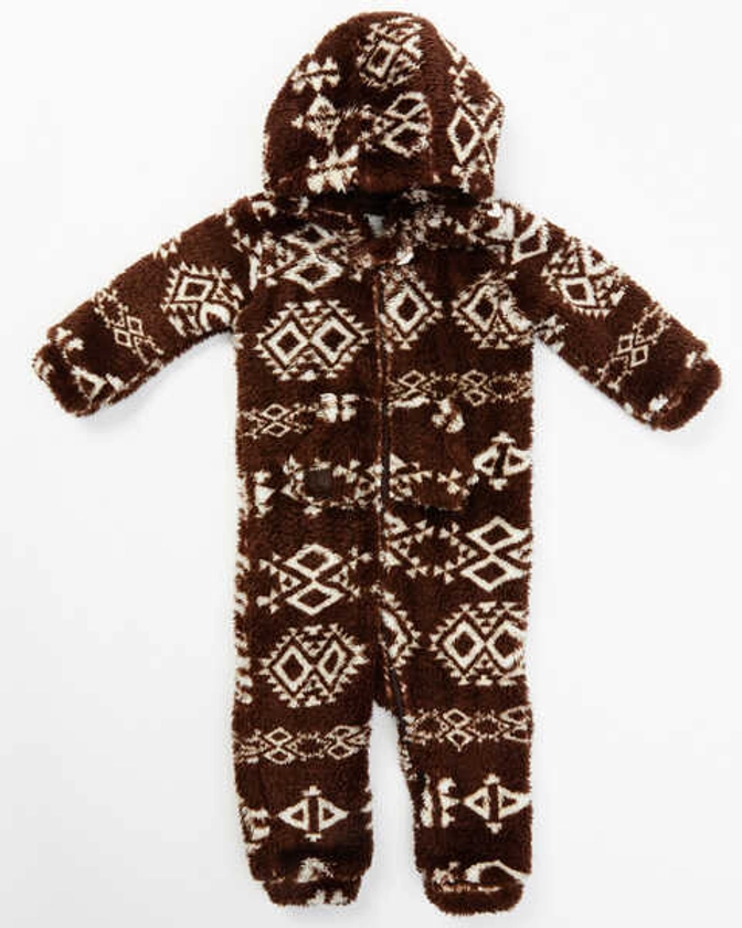 Roper Infant Boys' Southwestern Print Hooded Coveralls