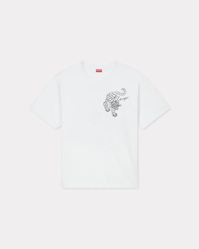 'KENZO Star Tiger' oversized embroidered T-shirt