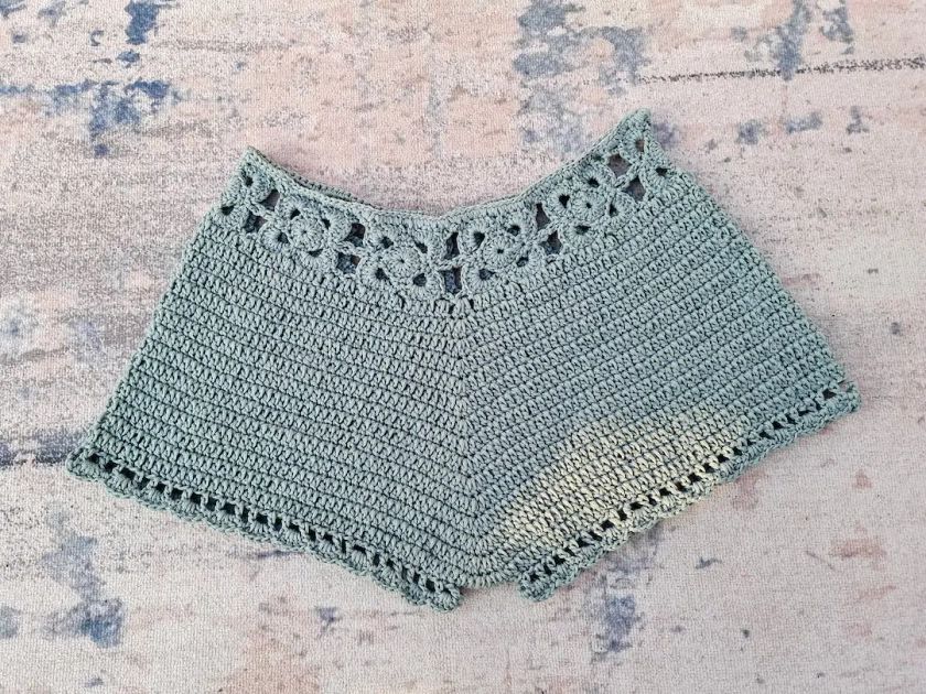 Summer Women's Beach Hot Pants Handmade Crochet Waist Cutout Pattern Shorts