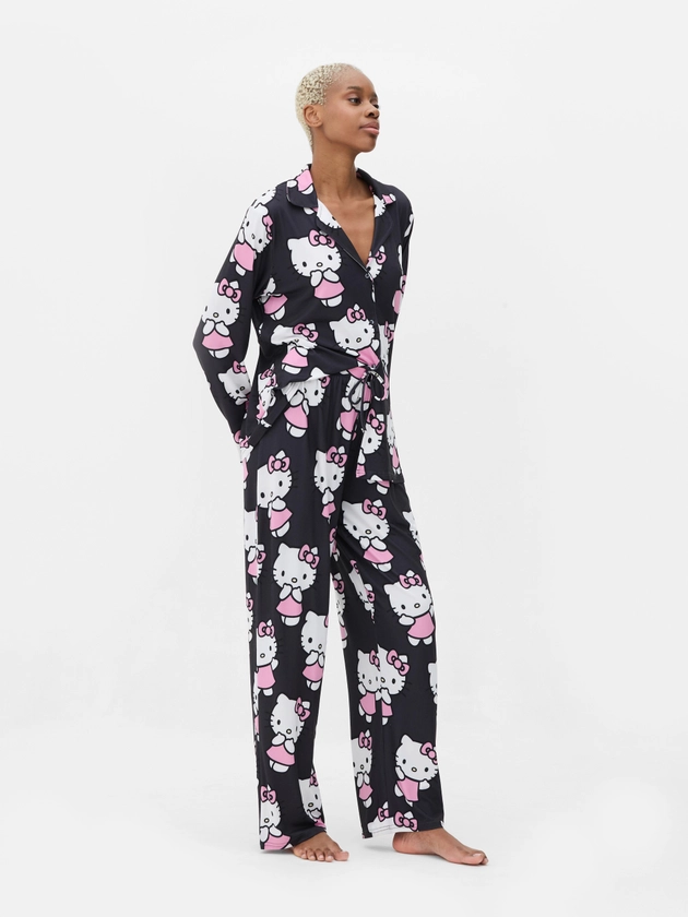 Hello Kitty Long Sleeve Shirt Pyjamas