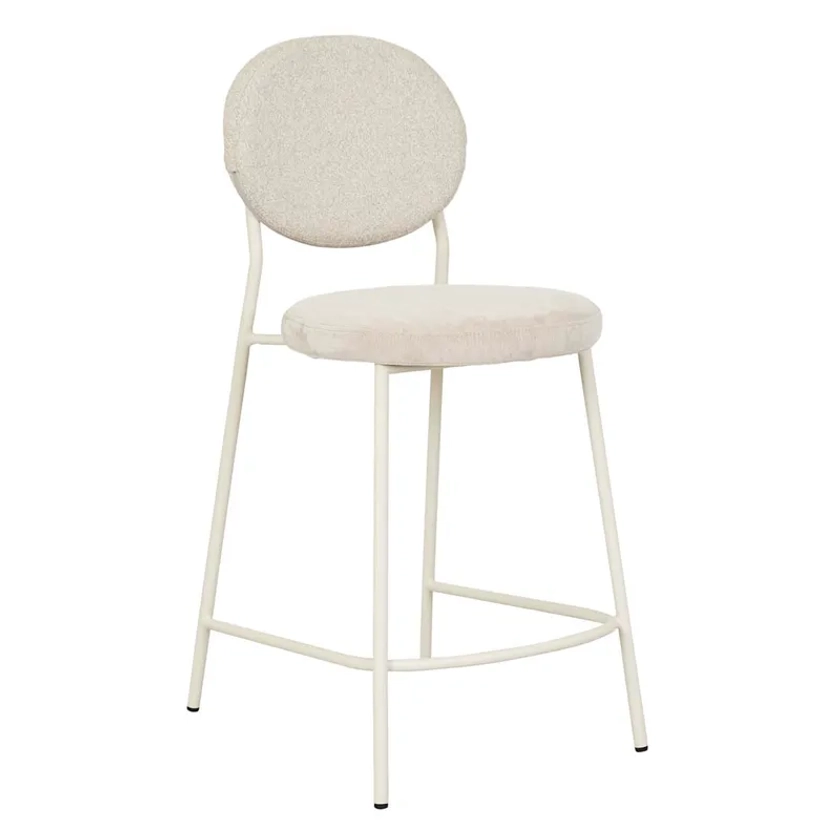 Buy Laylah Loop Barstool - Wheat - Almond Milk online - GlobeWest Australia