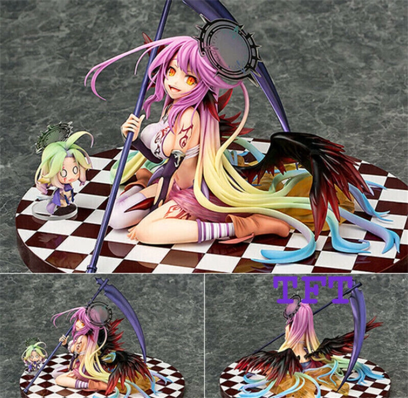 Anime No Game No Life Jibril 1/7 Scale Figure Model Toy Great War Ver. In Box