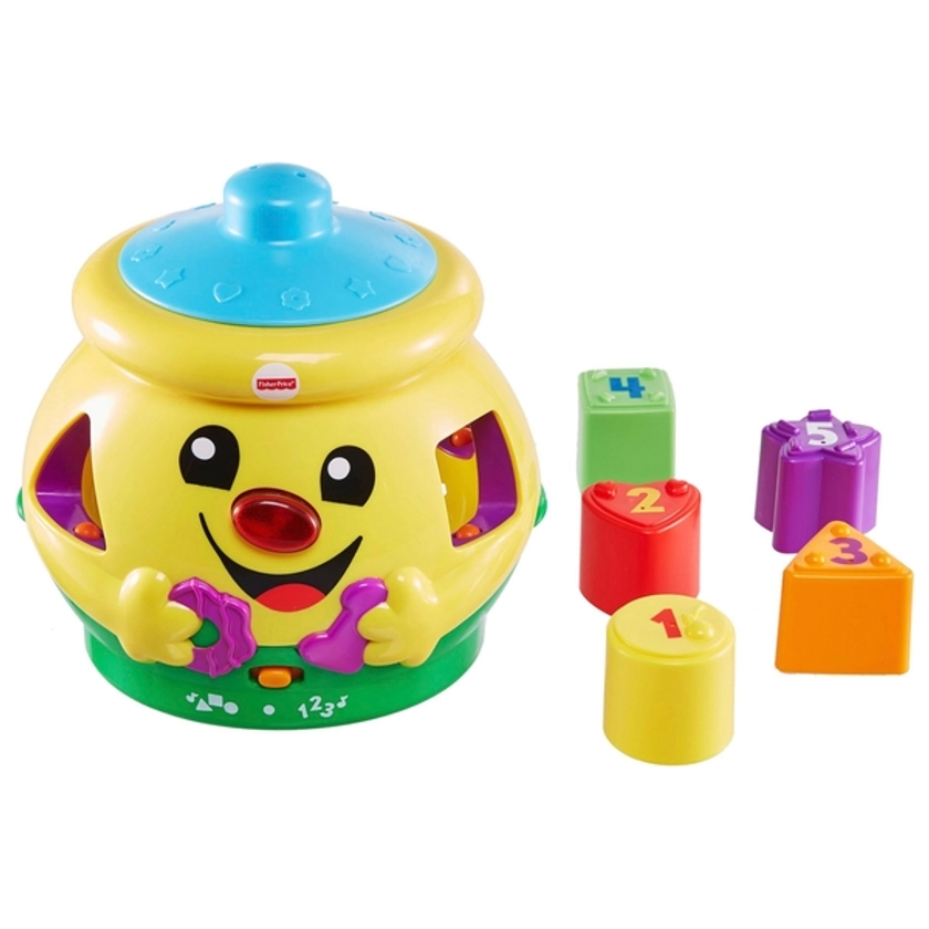 Fisher-Price Laugh & Learn Cookie Shape Sorter Yellow | Smyths Toys UK