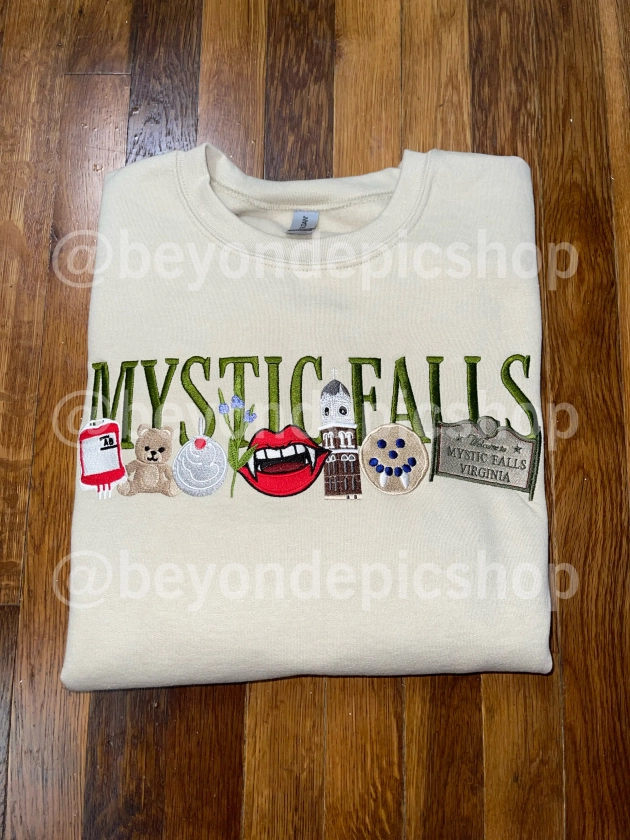 Mystic Falls Symbols Sweatshirt | Beyond Epic