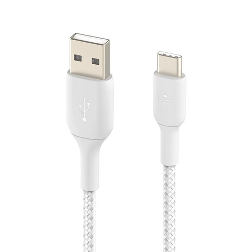 벨킨 부스트업 패브릭 USB C타입 고속 충전케이블 CAB002bt 1m, 화이트, 1m, 1개