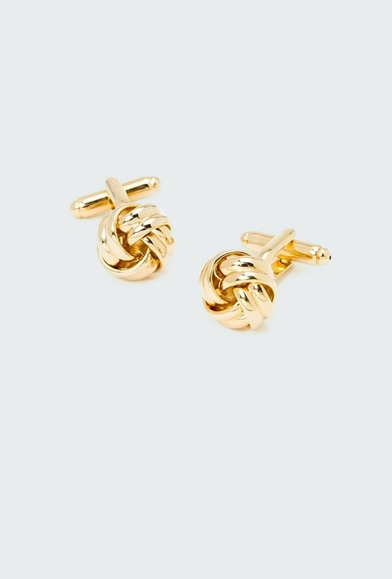 Gold Knot Cufflinks | INDOCHINO Accessories
