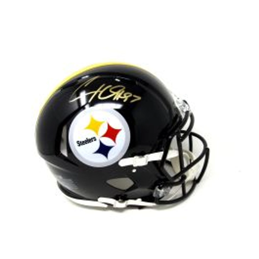 Pittsburgh Steelers #97 Cameron Heyward Signed Authentic Speed Full Size Helmet