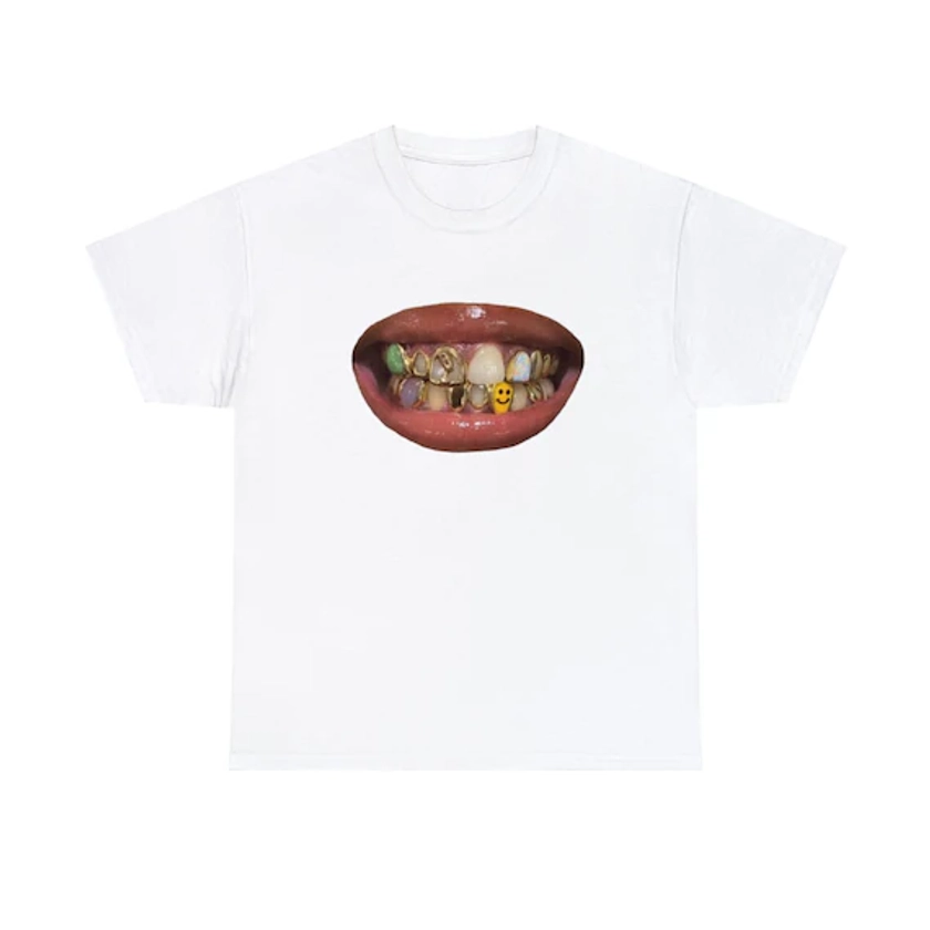 T-shirt pour hommes Grillz, chemise grillz, chemise streetstyle, chemise streetwear, chemises résistantes, chemises cool pour hommes - Etsy France