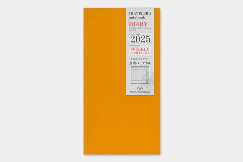 2025 - Traveler's Notebook (TRC) Weekly Vertical Diary (Regular size) PREORDER