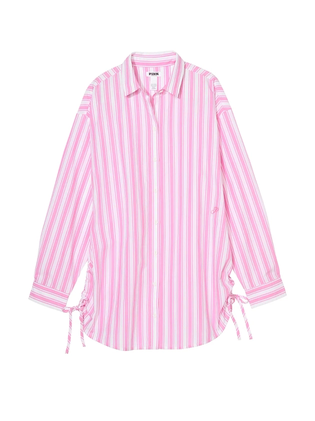 Buy Cotton Poplin Cover-Up Shirt - Order Cover-Ups online 1124810100 - PINK US