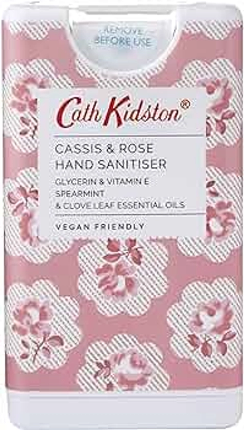 Cath Kidston Beauty Freston Cassis and Rose Moisturising Hand Sanitiser, 15 ml