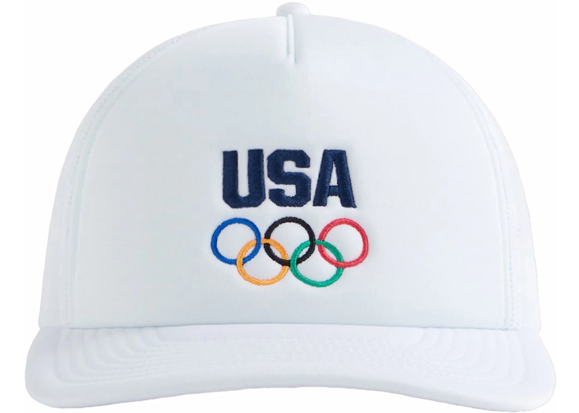 Kith Team USA Nolan Trucker Hat White