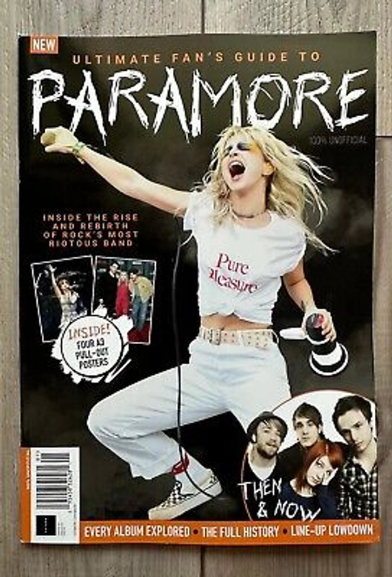 2024 PARAMORE Ultimate FAN GUIDE Future Special Edition 4 POSTERS Full History