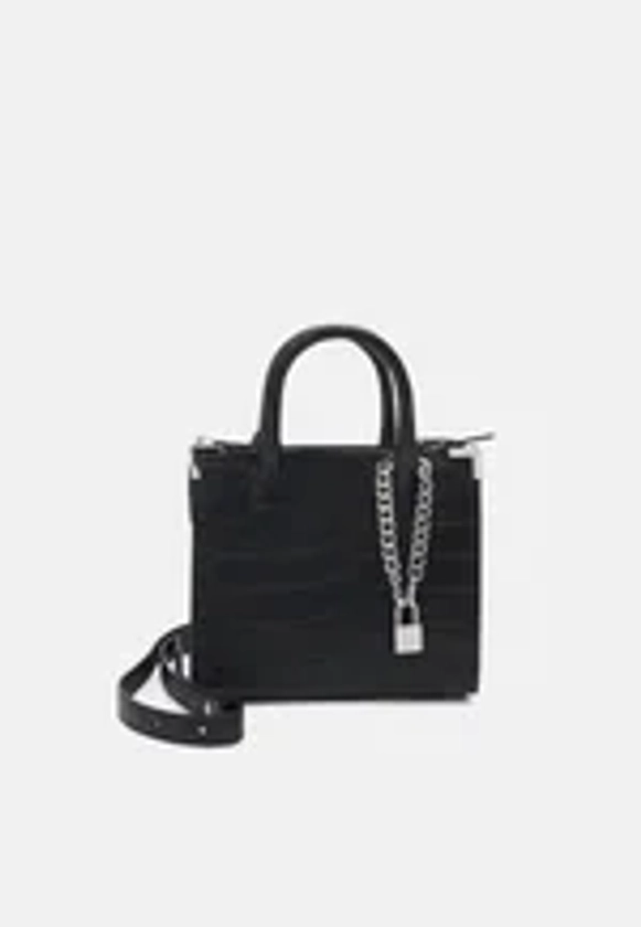 The Kooples MEDIUM BAG MING CROCO - Sac à main - black/noir - ZALANDO.FR