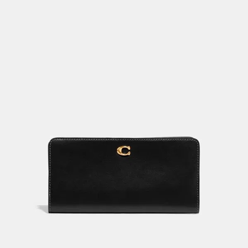 Carteira Skinny Wallet Coach - Preto