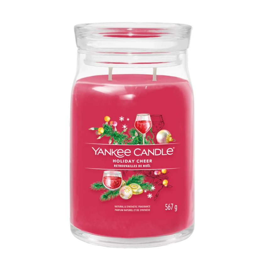 Retrouvailles de Noël Grande bougie jarre Signature - Grandes bougies Signature | Yankee Candle