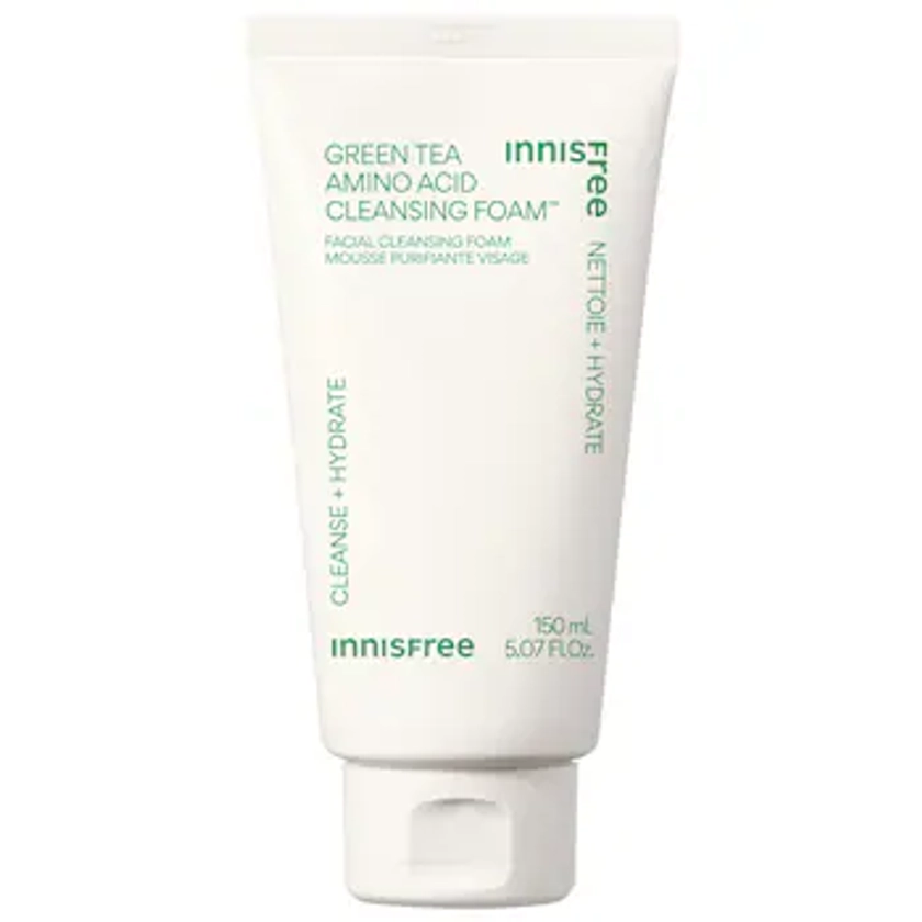 Sulfate-Free Green Tea Amino Acid Cleansing Foam - innisfree | Sephora