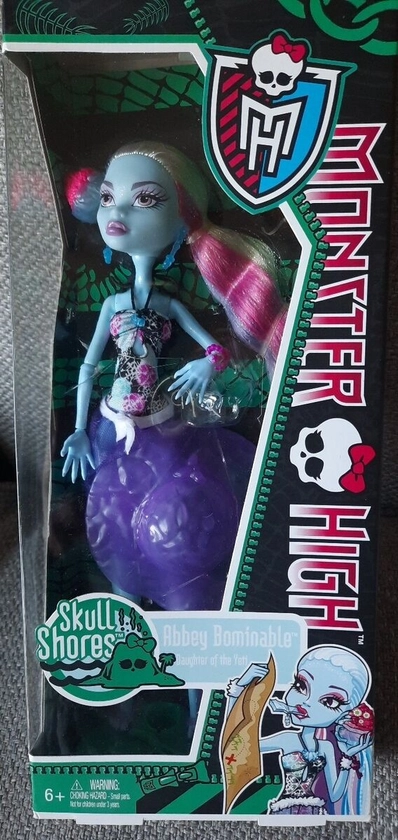 Monster High 2011 Skull Shores Abbey Bominable Daughter Of The Yeti Doll NRFB