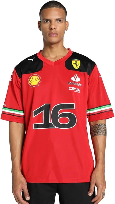Scuderia Ferrari Football Jersey - Red, Red, Medium : Amazon.ca: Sports & Outdoors