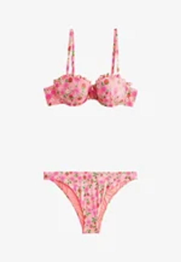 Cath Kidston HIGH LEG - REGULAR FIT SET - Bikini - pink ditsy floral/rose - ZALANDO.FR