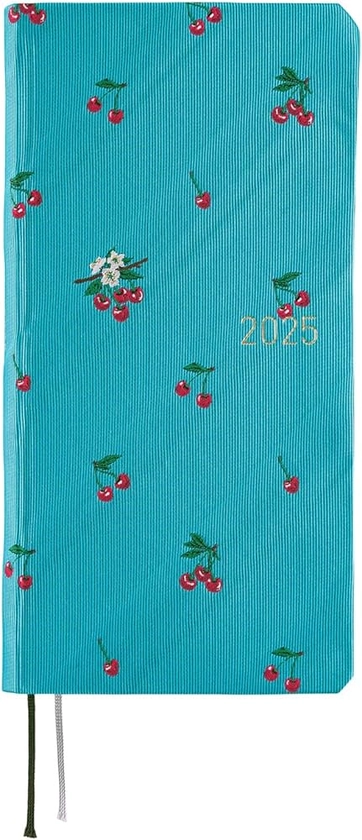 Hobonichi Techo 2025 Weeks MEGA [English/Tall and Slim Size/January Start/Planner] Bow & Tie: Cherry