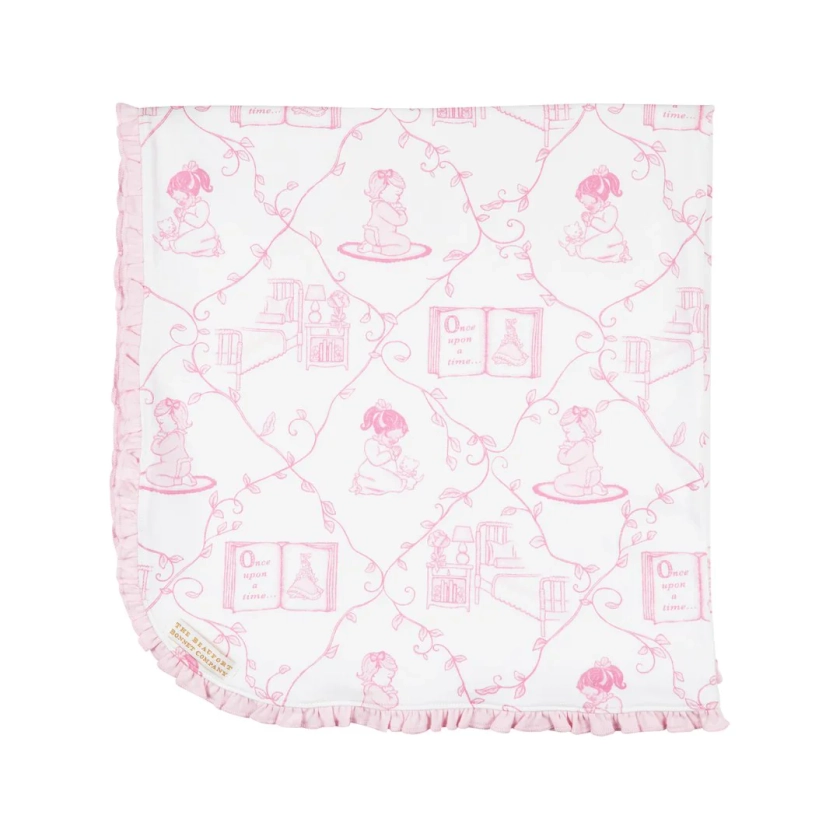 Beaufort Bonnet Pink Chinoiserie Buggy Blanket