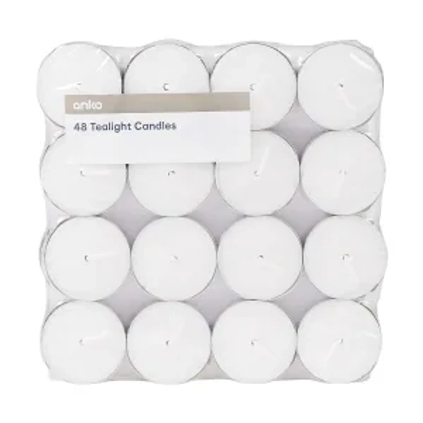 Unscented Tealights - Pack of 48