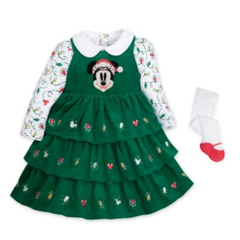 Ensemble de vêtements de Noël Minnie pour bébé | Disney Store