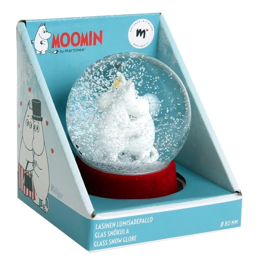 Mysbod.com - The shop for you who love Moomin! - Moomin Glass Snow Globe, Moomintroll & Snorkmaiden