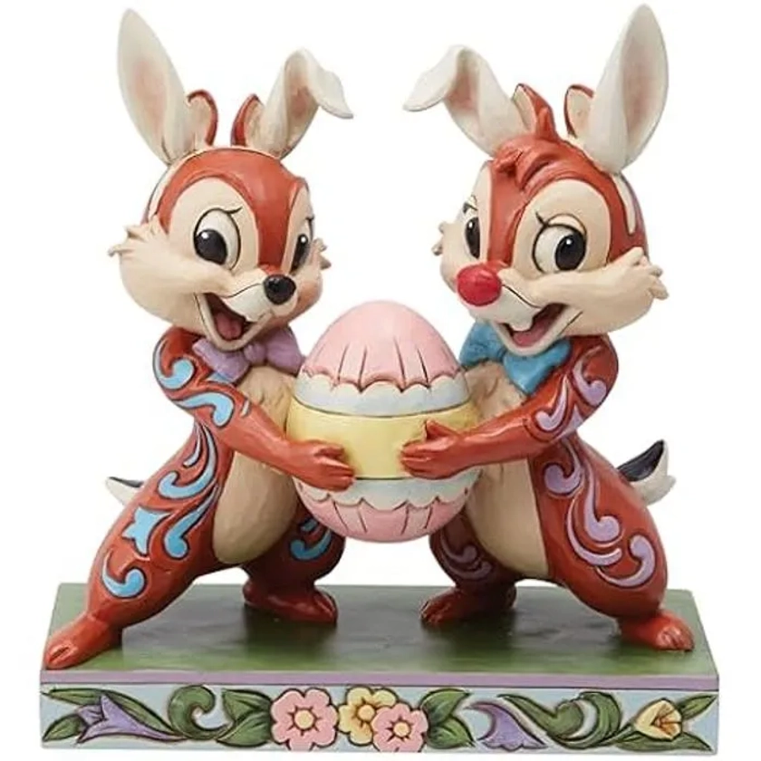 Figurine - ENESCO - Bunny Chip and Dale - Disney Traditions by Jim Shore - Multicolore