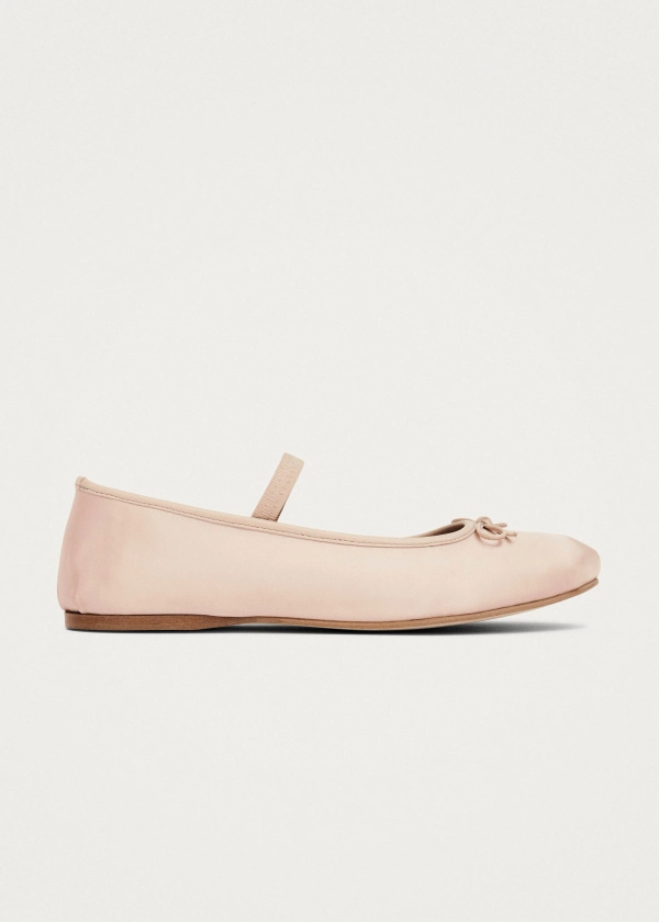 Odette Pale Pink Ballet Flats | ALOHAS