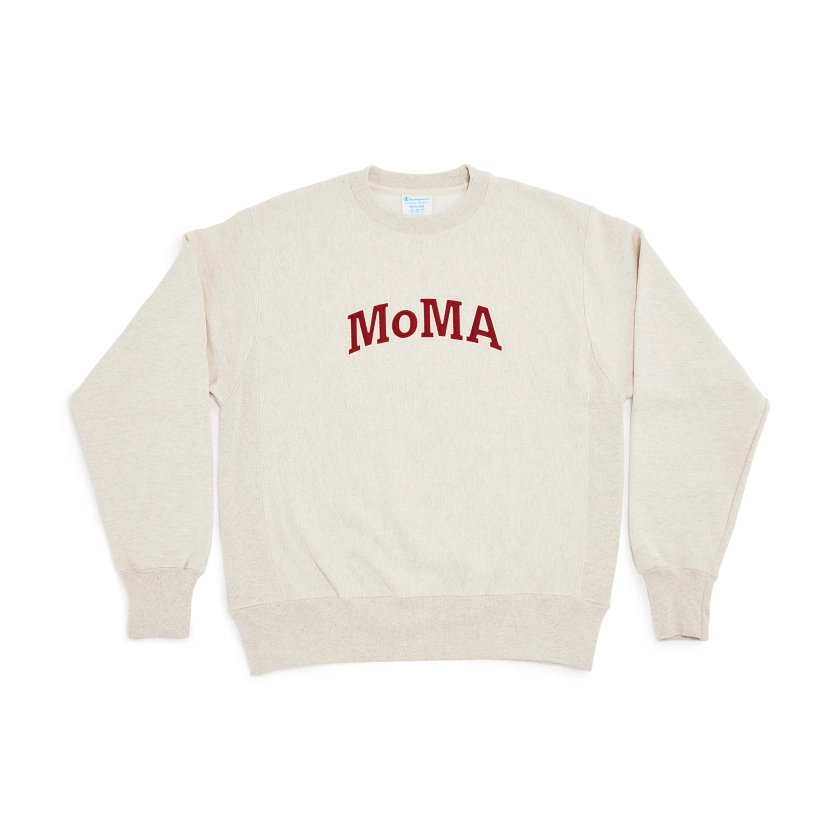 Champion Crewneck Sweatshirt - MoMA Edition - Oatmeal