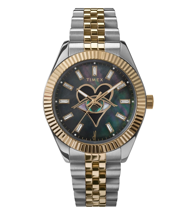 Montre Timex x Jacquie Aiche Black Mother of Pearl Timex - Jane de Boy