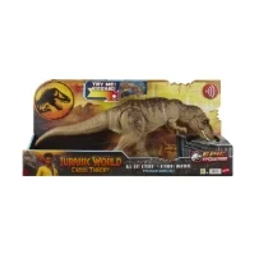 Figurine T-Rex Attaque Suprême JURASSIC WORLD : la boite à Prix Carrefour