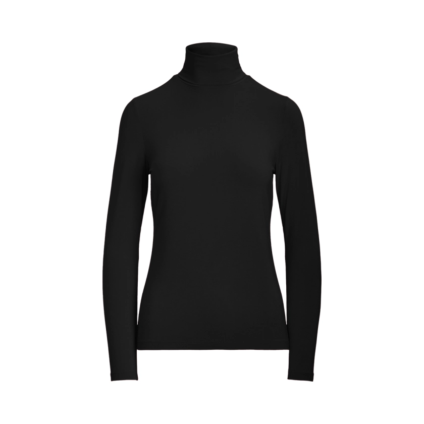 Stretch Jersey Turtleneck