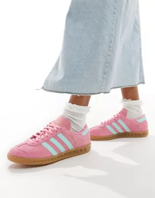 adidas Originals - Hamburg - Sneakers rosa e blu | ASOS