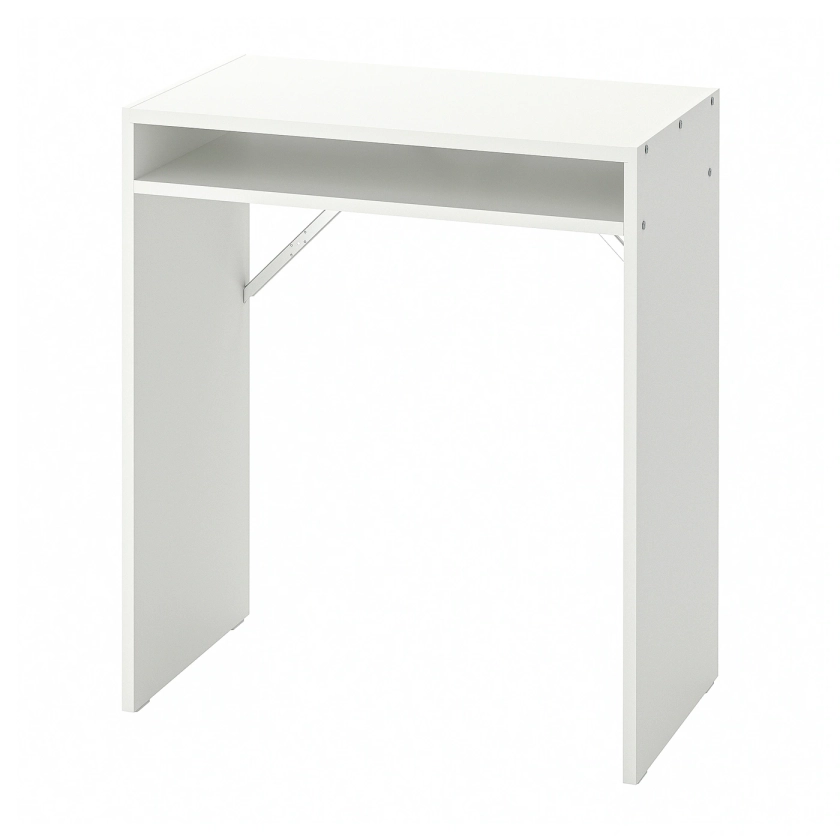 TORALD Desk - white 65x40 cm (25 5/8x15 3/4 ")