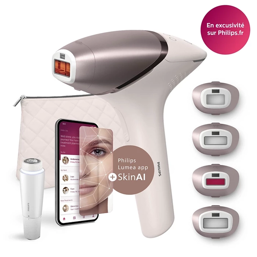 Acheter le Philips Lumea IPL 9900 Series Épilateur à lumière pulsée avec SenseIQ BRP958/00 Épilateur à lumière pulsée avec SenseIQ