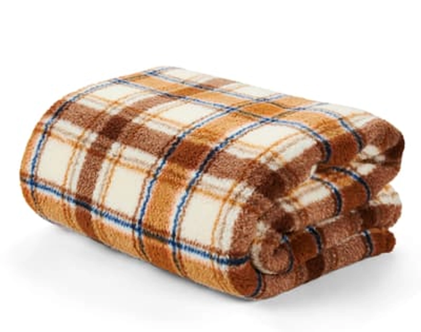 EMIEL Plaid multicolore Larg. 150 x Long. 200 cm | CASA