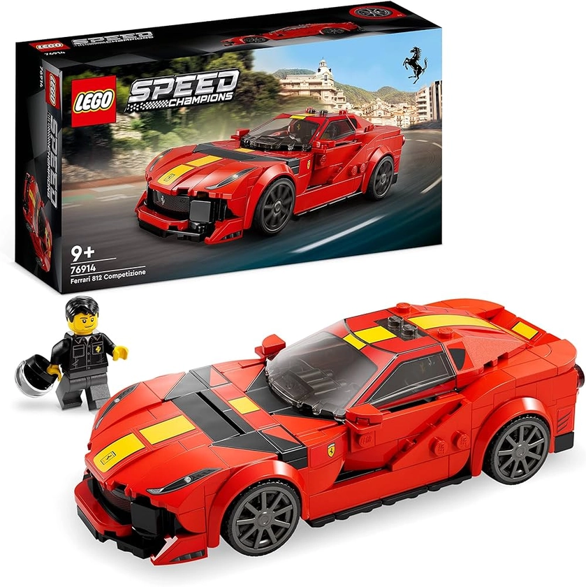 LEGO 76914 Speed Champions Ferrari 812 Competizione, Kit de Maquette de Voiture de Sport, Série 2023, Set de Véhicule à Collectionner : Amazon.fr: Jeux et Jouets