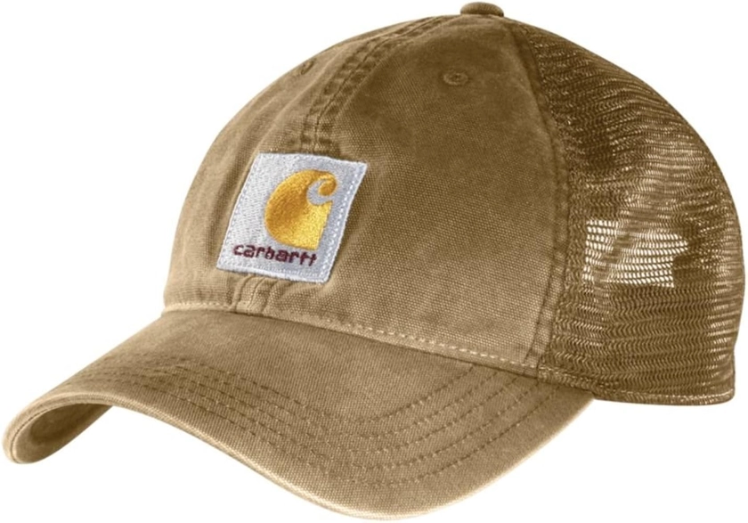 Carhartt Men's Canvas Mesh-Back Cap