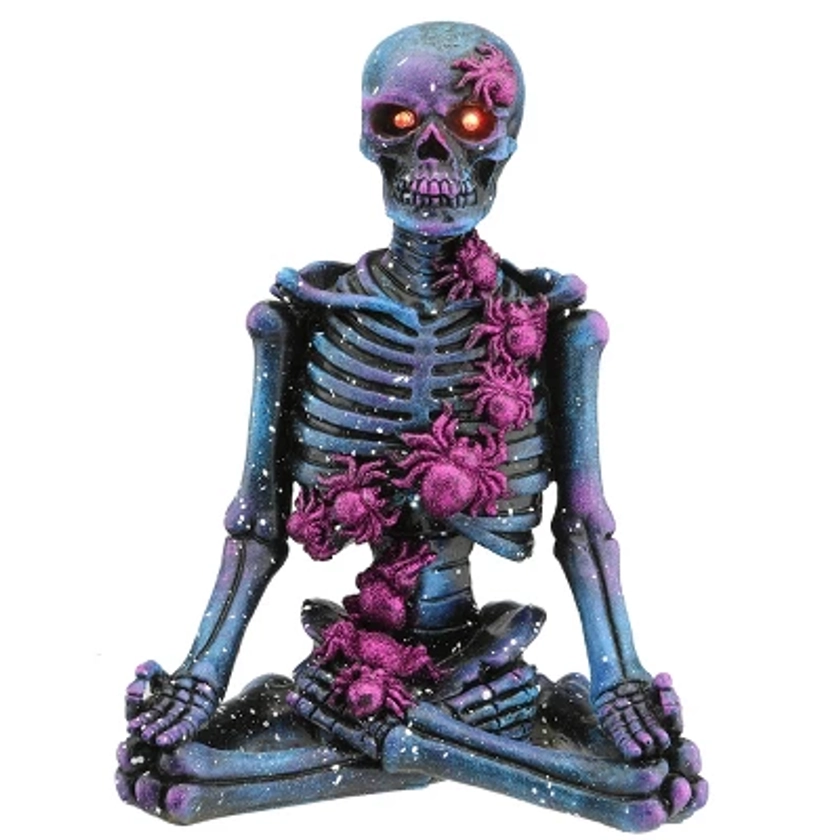 10" LED Lit Purple Galaxy Skeleton - National Tree Company